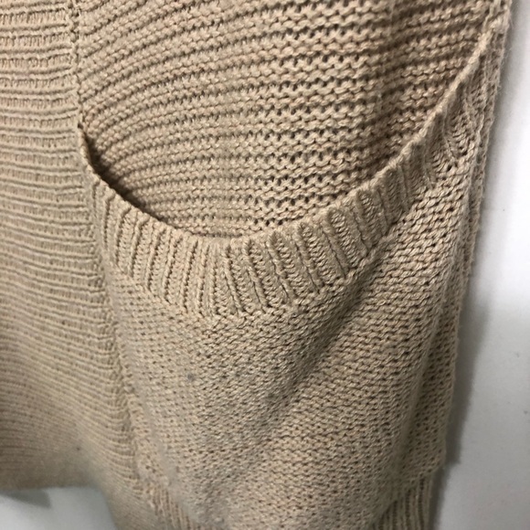 Ardene Women's Long Hooded Cardigan, beige,  Size Small - Picture 5 of 9